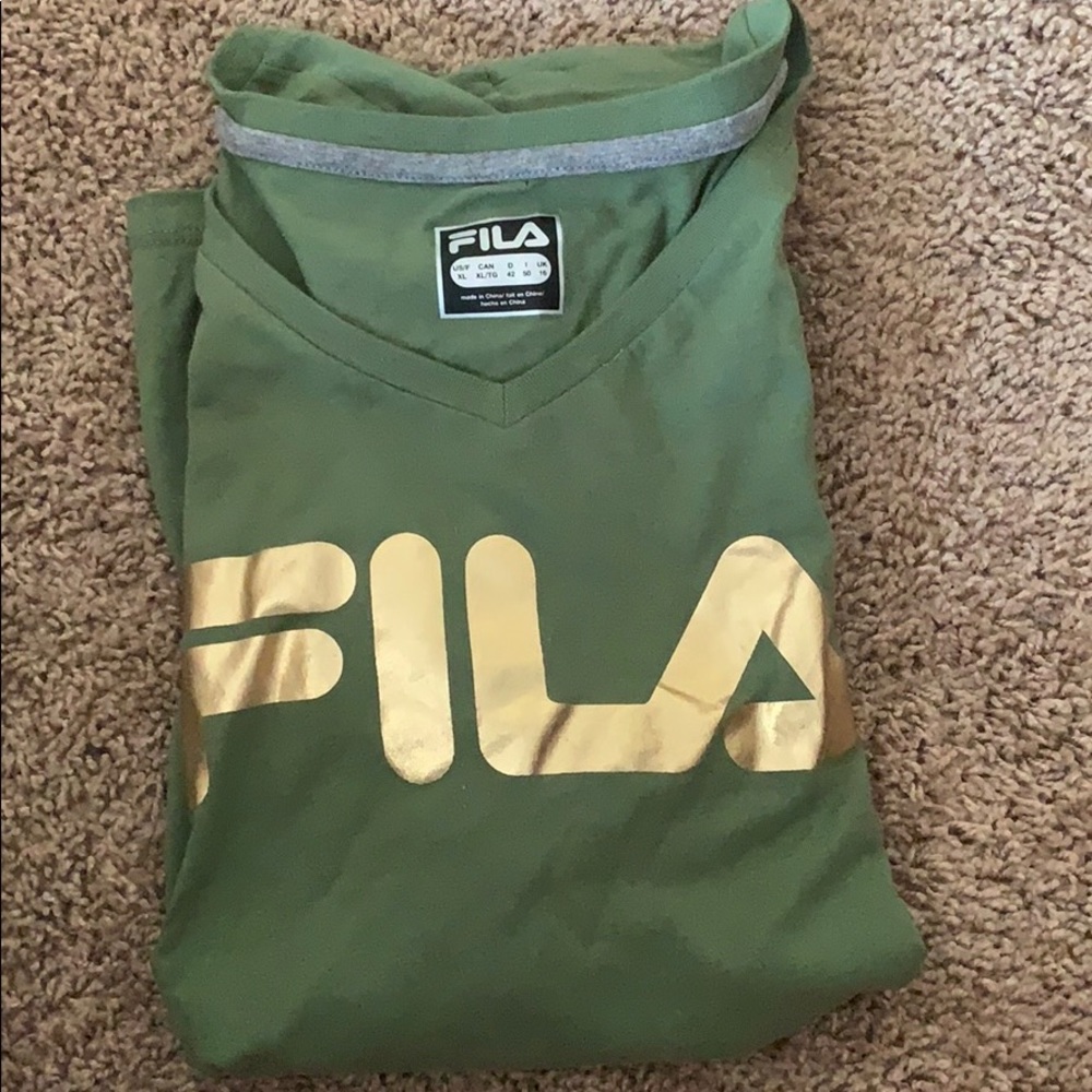 Green and Gold Fils shirt